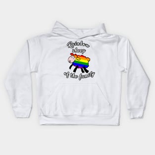 Rainbow Sheep Kids Hoodie